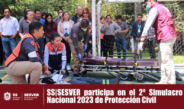 BOLETÍN || SS|SESVER participa en el 2º Simulacro Nacional 2023 de Protección Civil