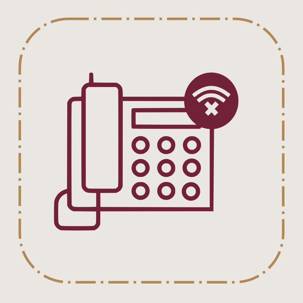 Botón para abrir sitio Reporte de Fallo Telefonía / Internet