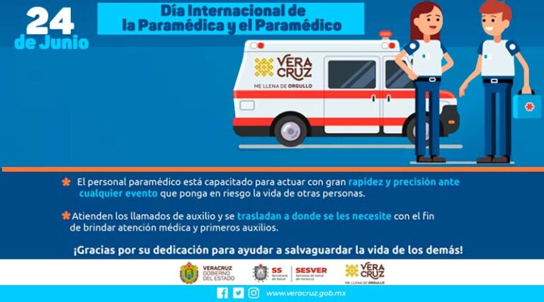 24 de junio | Día Internacional de la Paramédica y el Paramédico