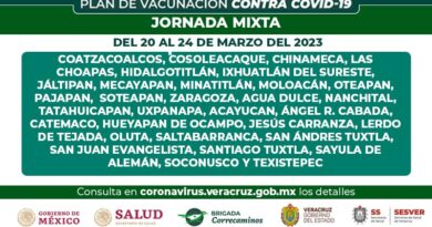 Jornada de vacunación, varios municipios.
