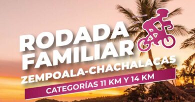 Rodada familiar Zempoala-Chacalacas 11Km y 14 Km