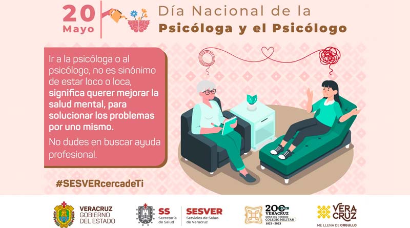 20 de Mayo  Día Nacional de la Psicóloga y el Psicólogo – SaludVeracruz