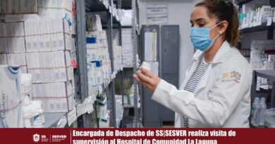 BOLETÍN || Encargada de Despacho de SS|SESVER realiza visita de supervisión al Hospital de Comunidad La Laguna