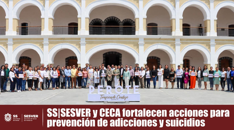 #BOLETÍN || SS|SESVER y CECA fortalecen acciones para prevención de adicciones y suicidios