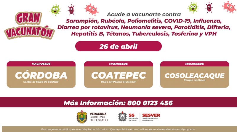 ¡Atención población de Córdoba, Coatepec, Cosoleacaque!