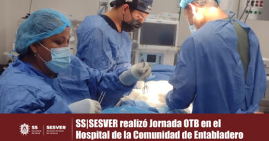 #BOLETÍN || SS|SESVER realizó Jornada OTB en el Hospital de la Comunidad de Entabladero