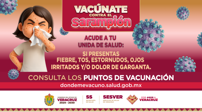 Aún puedes recibir la aplicación de la vacuna contra el sarampión