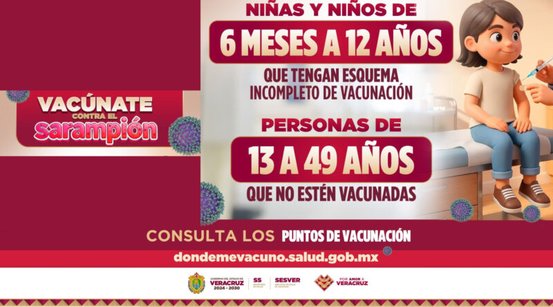 ¡Protege tu salud contra el sarampión!